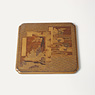 Lacquer jubako (stacked food box)  (top view), Japan, Late Edo/Meiji Period, 19th century [thumbnail]