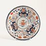 Imari porcelain chocolate bowl and saucer (Saucer, top), Japan, Edo Period, circa 1700-20 [thumbnail]
