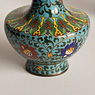 Pair of cloisonn&eacute; enamel vases (detail), China, 20th century [thumbnail]