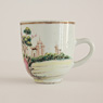 Famille rose export porcelain coffee cup
 (side 1), China, Qianlong period, circa 1750 [thumbnail]