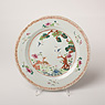 Famille rose porcelain plate, China, Qianlong, mid-late 18th century [thumbnail]