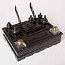Anglo-Indian ebony desk set, Ceylon, late 19th century [thumbnail]